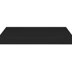 Kelluva seinähylly musta 40x23x3,8 cm mdf