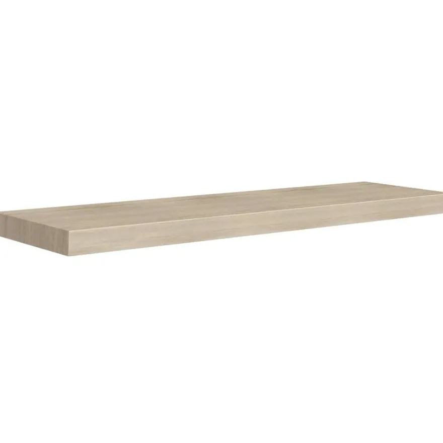 Kelluvat seinähyllyt 2 kpl tammi 90x23,5x3,8 cm mdf