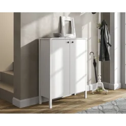 Kenkäkaappi Linento Furniture FRN-20046, valkoinen