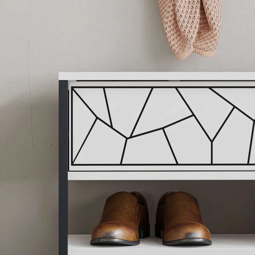 Kenkäkaappi Linento Furniture Inola, eri värejä