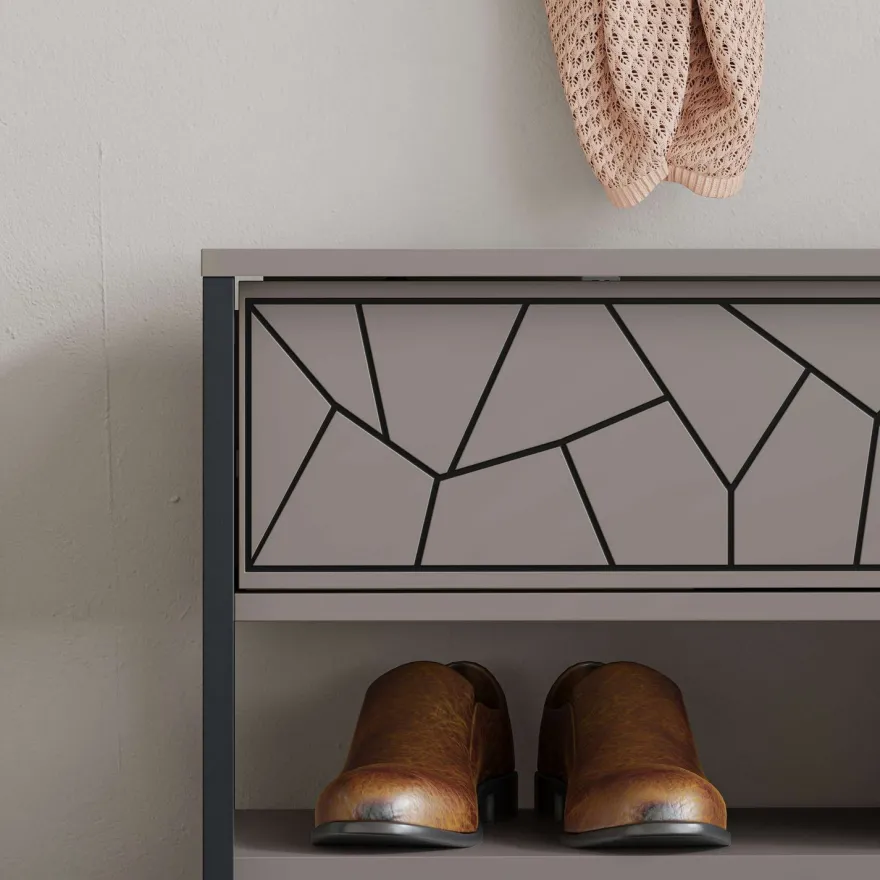 Kenkäkaappi Linento Furniture Inola, eri värejä