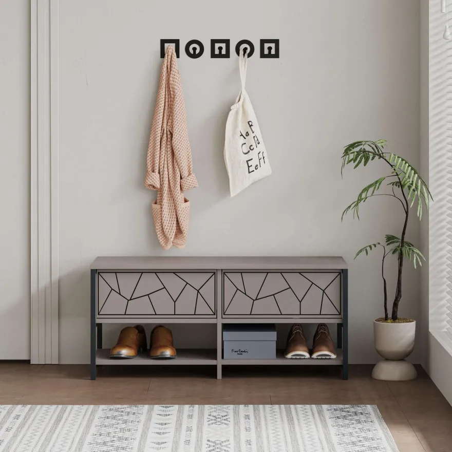 Kenkäkaappi Linento Furniture Inola, eri värejä