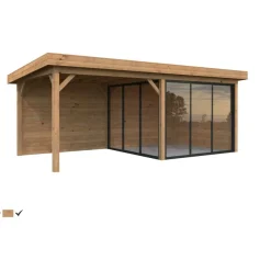 Kesähuone Palmako Lenna Set 405, sis.liukuovet 16,6 m²