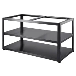 Kesäkeittiön perusmoduuli Myoutdoorkitchen, 120 cm, 2 moduulia, musta