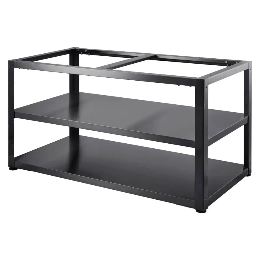 Kesäkeittiön perusmoduuli Myoutdoorkitchen, 120 cm, 2 moduulia, musta