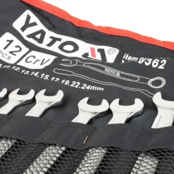 Kiintolenkkisarja Yato CrV 8-24mm 12 osaa, DIN3113