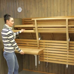 KIKKA lauderunkosarja, seinälle kääntyvä, alumiininen, eri kokovaihtoehtoja