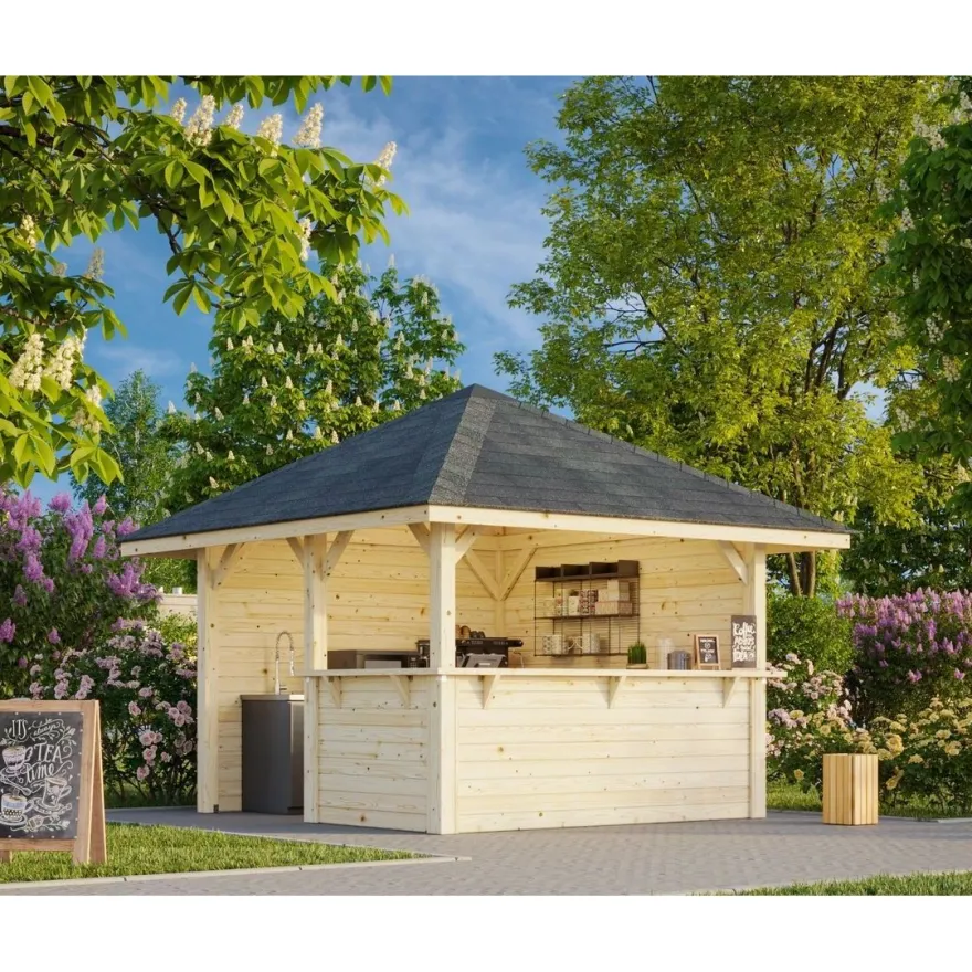 Kioski Palmako Bianca Set 103, 8,3 m²