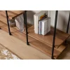 Kirjahylly Linento Furniture Cooper, pähkinäpuu