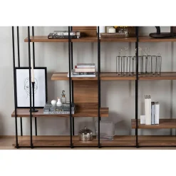 Kirjahylly Linento Furniture Cooper, pähkinäpuu