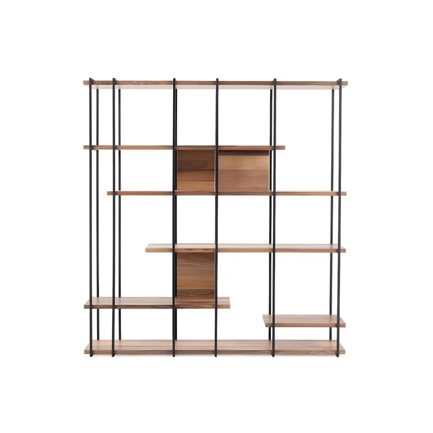 Kirjahylly Linento Furniture Cooper, pähkinäpuu