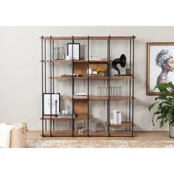 Kirjahylly Linento Furniture Cooper, pähkinäpuu