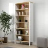 Kirjahylly Linento Furniture FRN-20068, 83x194cm, ruskea/valkoinen