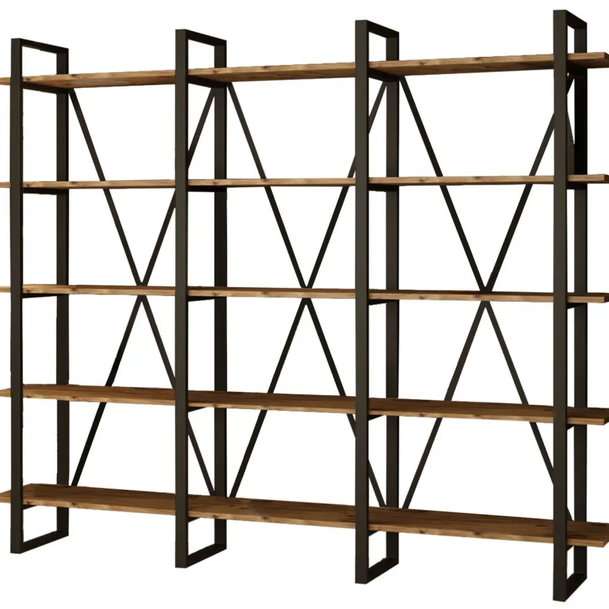 Kirjahylly Linento Furniture ML4, ruskea
