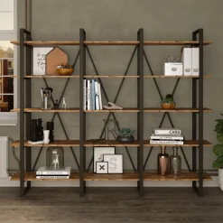 Kirjahylly Linento Furniture ML4, ruskea