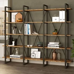 Kirjahylly Linento Furniture ML4, ruskea