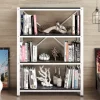 Kirjahylly Linento Furniture Shenna, valkoinen/musta