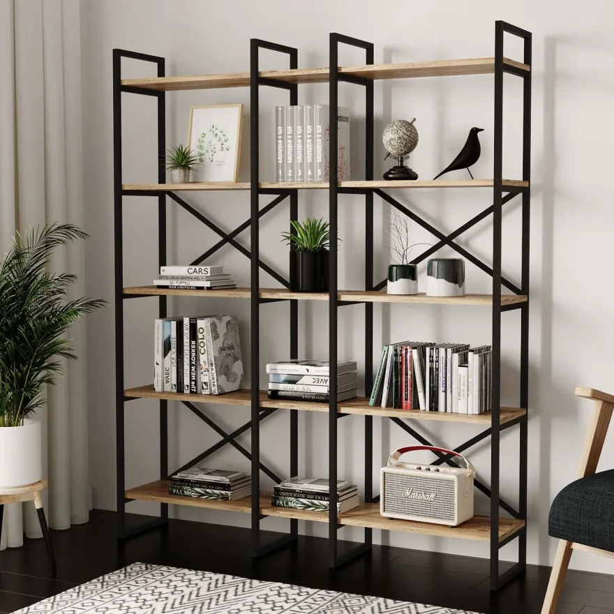 Kirjahylly Linento Furniture VG5, ruskea
