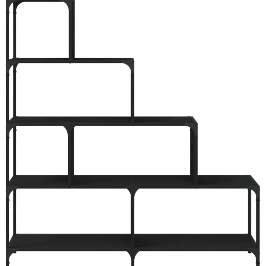 Kirjahylly 4 tasoa, 139x33,5x149 cm, tekninen puu, eri värejä (33021)
