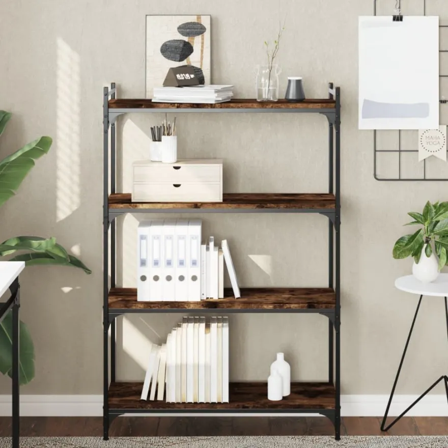 Kirjahylly, tekninen puu, eri värejä ja kokoja (32593)