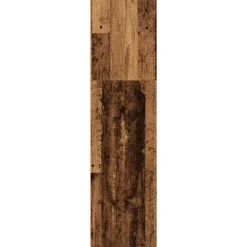 Kirjahylly vanha puu 40x30x114 cm tekninen puu (57874)