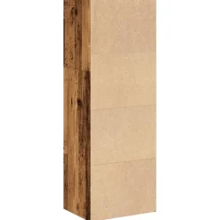 Kirjahylly vanha puu 40x30x114 cm tekninen puu (57874)