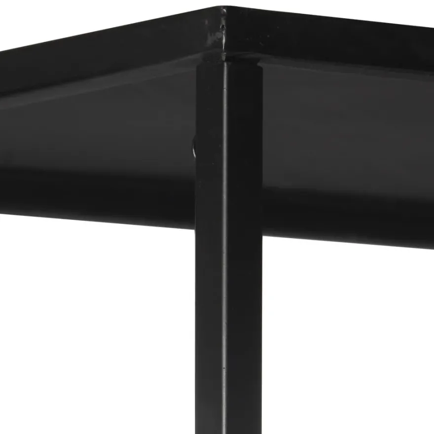 Kirjahylly 60-80x35x180cm, karkea mangopuu, eri kokoja