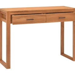 Kirjoituspöytä 2 vetolaatikolla 100x40x75 cm