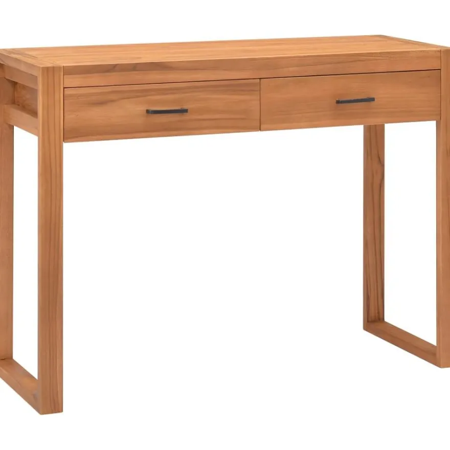 Kirjoituspöytä 2 vetolaatikolla 100x40x75 cm