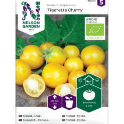 Kirsikkatomaatti Nelson Garden Tigerette Cherry Organic, siemenet