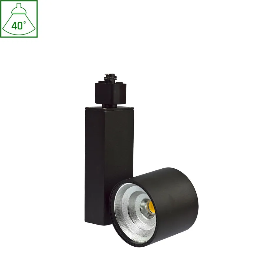 Kiskovalaisin Spectrum Madara COB LED 26W 40° 6000K 120x210x165mm musta
