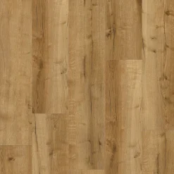 Kivikomposiittivinyylilankku DomusFlooring Väinämöisen venepuu, integroitu askeläänieriste