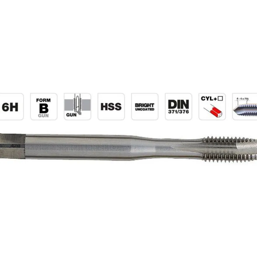 Konekierretappi Tivoly T Line, M8x1,25, HSS DIN