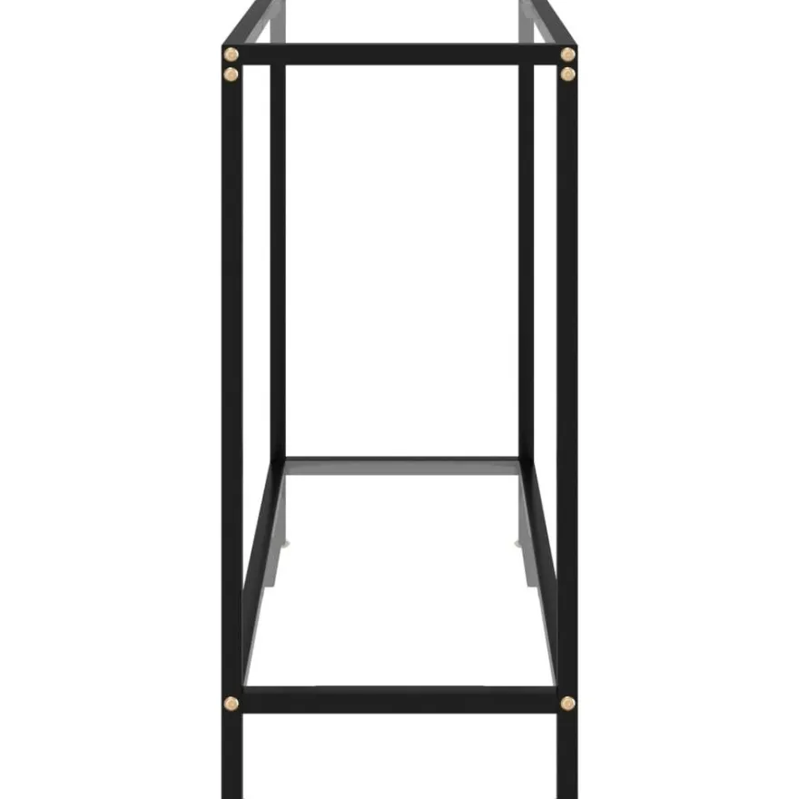 Konsolipöytä läpinäkyvä 80x35x75 cm karkaistu lasi