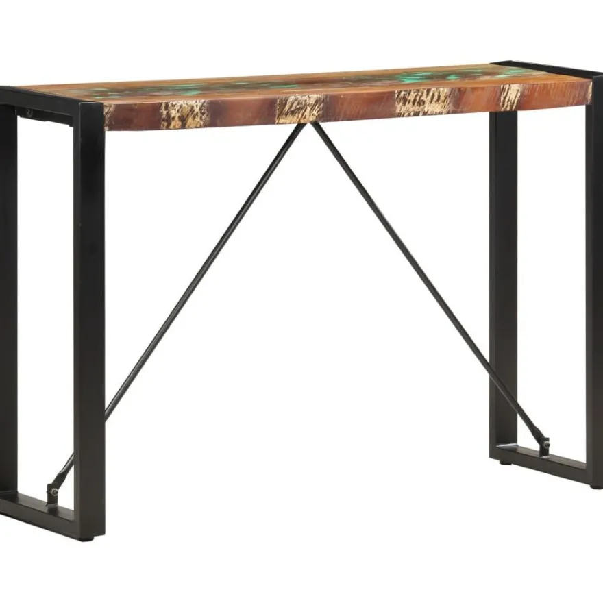 Konsolipöytä 110x35x76 cm täysi kierrätetty puu