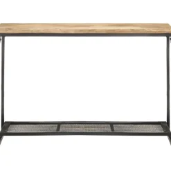 Konsolipöytä 110x35x75 cm täysi mangopuu