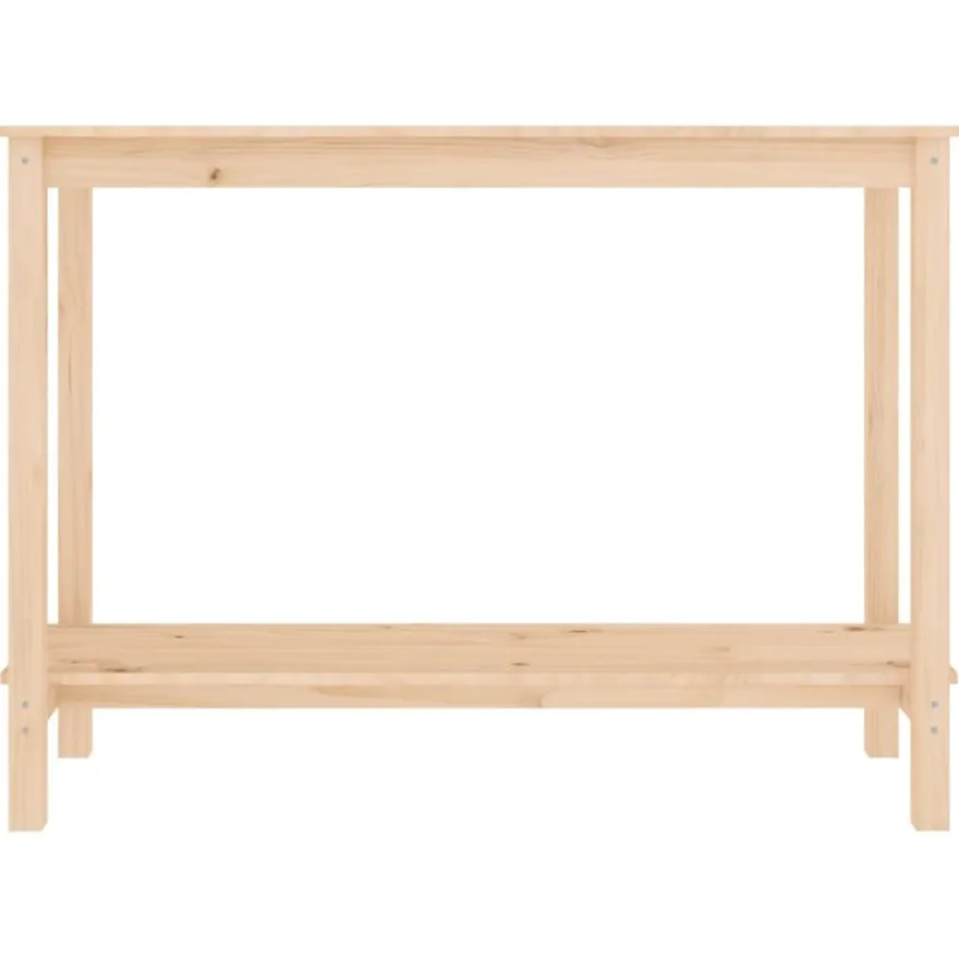 Konsolipöytä 110x40x80 cm täysi mänty (22282)