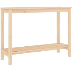 Konsolipöytä 110x40x80 cm täysi mänty (22282)