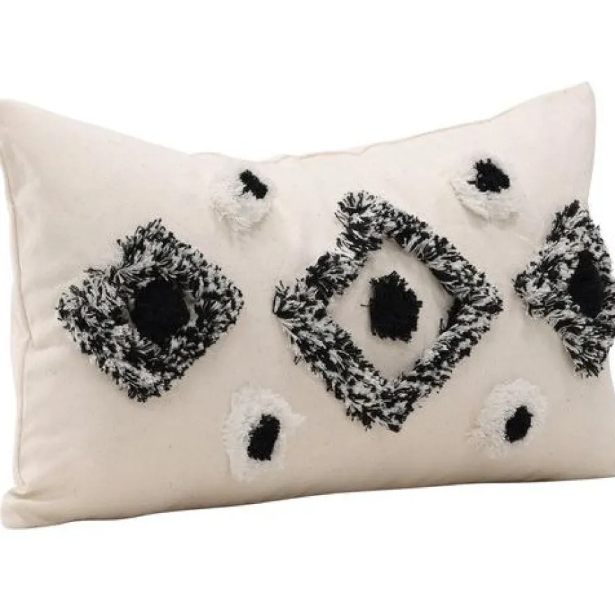 Koristetyynynpäällinen Venture Home Melissa, 30x50cm, mustavalkoinen
