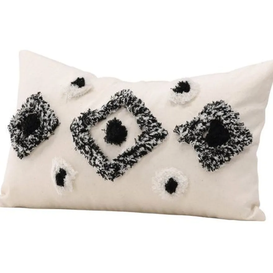 Koristetyynynpäällinen Venture Home Melissa, 30x50cm, mustavalkoinen