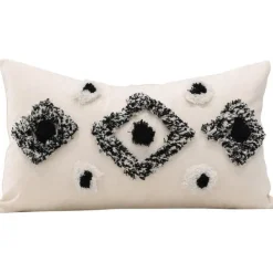 Koristetyynynpäällinen Venture Home Melissa, 30x50cm, mustavalkoinen