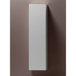 Korkea kaappi Hafa Go, 400x350x1550mm, valkoinen kiiltävä