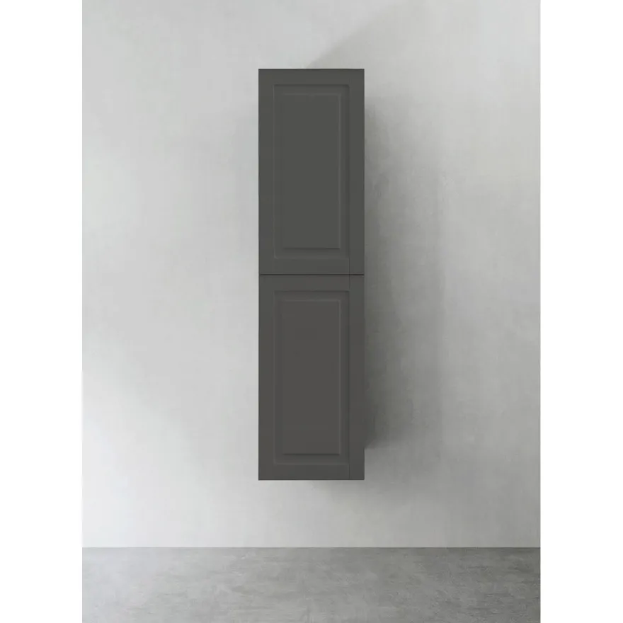 Korkea kaappi Hafa Store Grace, push open, antrasiitti