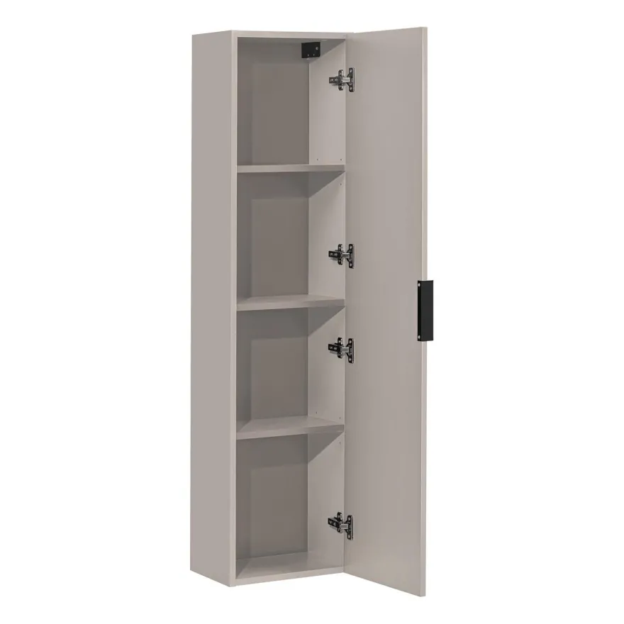 Korkea kaappi Interia Adele 140x35x25 cm, beige