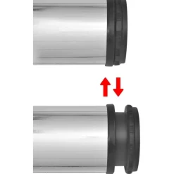 4 korkeussäädettävää pöydän jalkaa kromi 1100 mm