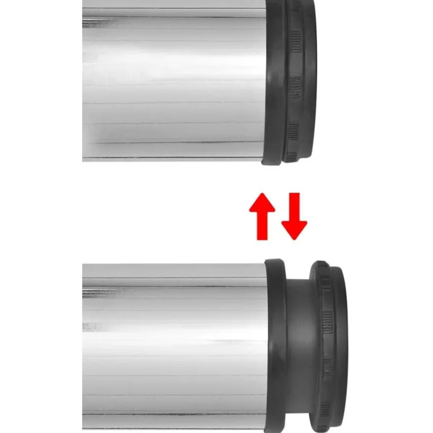 4 korkeussäädettävää pöydän jalkaa kromi 1100 mm