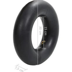Kottikärryn sisäkumit 2 kpl 13x5.00-6 kumi (45268)
