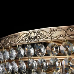 Kristallivalaisin Maytoni Diamant Crystal Palace 14-G, 800mm, antiikkikulta