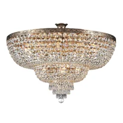Kristallivalaisin Maytoni Diamant Crystal Palace 14-G, 800mm, antiikkikulta