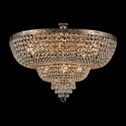 Kristallivalaisin Maytoni Diamant Crystal Palace 14-G, 800mm, antiikkikulta